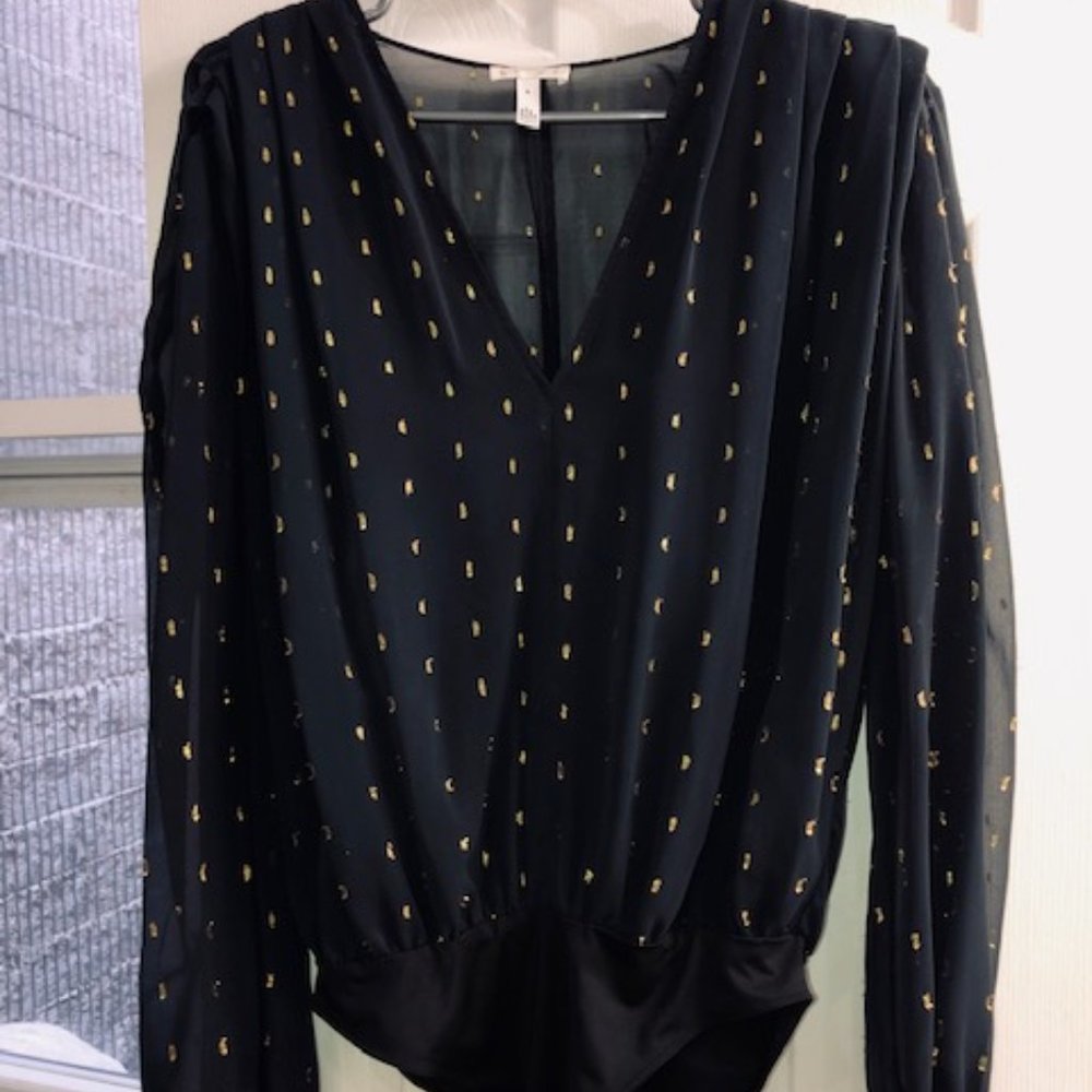 Navy and Gold Bodysuit